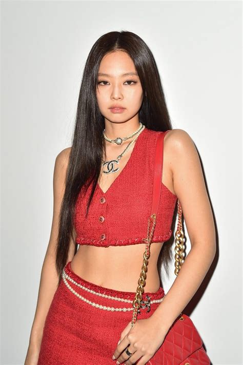 chanel paris fashion week 2021 jennie|Blackpink's Jennie Sat Front Row at the Chanel Show .